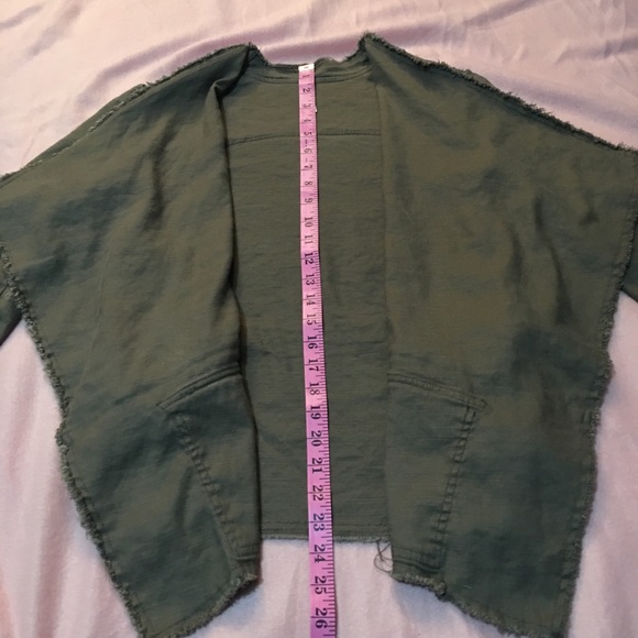 C Free People Raw Femme Linen Jacket - Picture 5 of 8